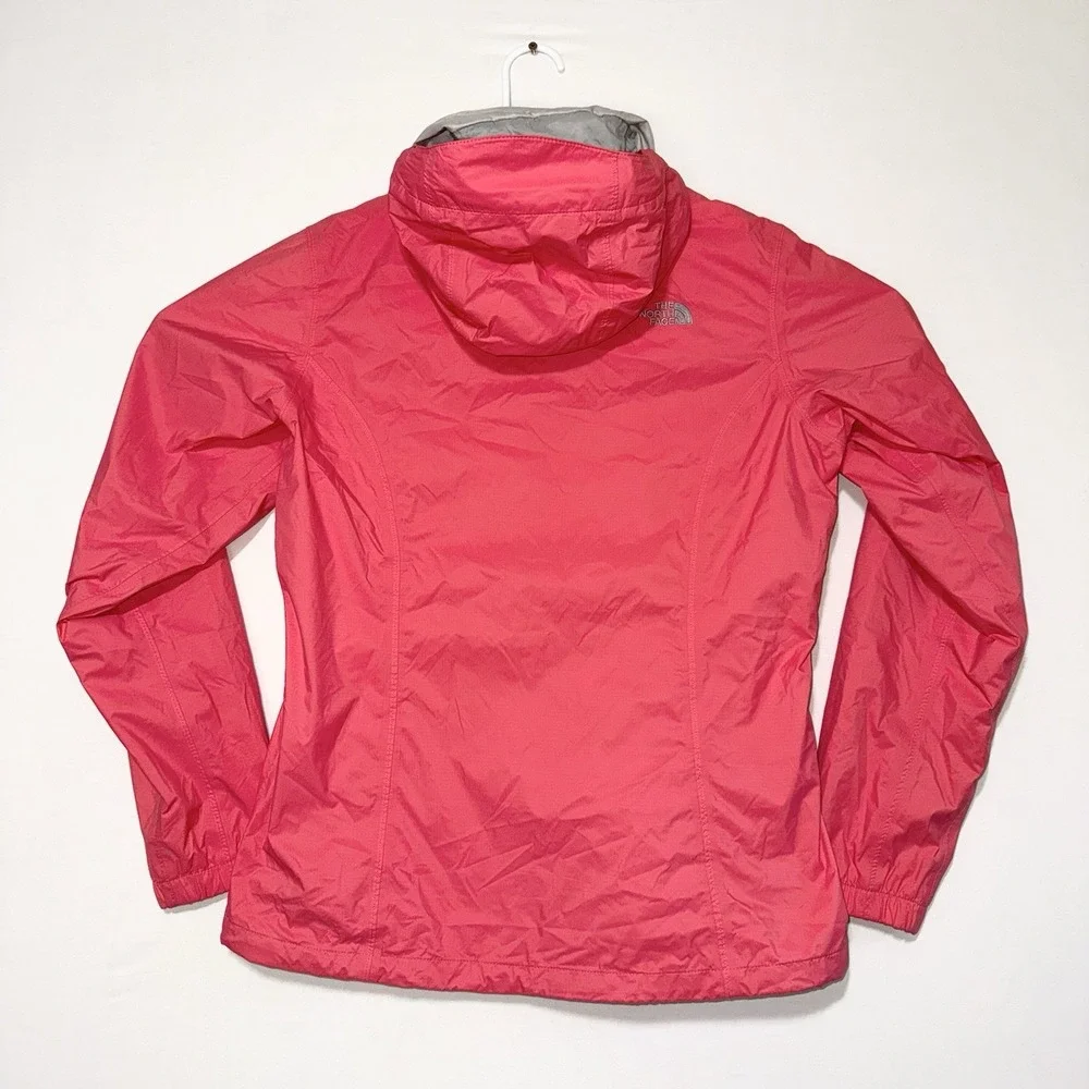 The North Face Hyvent Womens Jacket Large Hooded Windbreaker Rain Nylon Full Zip - Picture 2 of 11